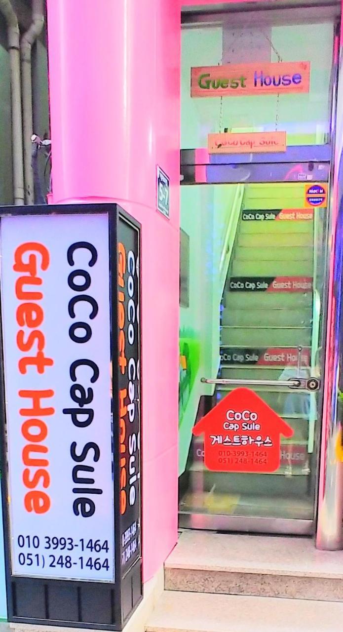 Coco Capsule Guesthouse Пусан Екстериор снимка